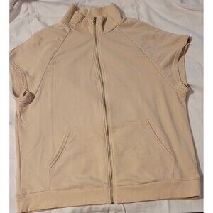 NWT Fisoew Short Sleeve Zip Up Jacket